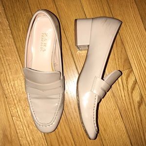 Blush pink Zara loafers